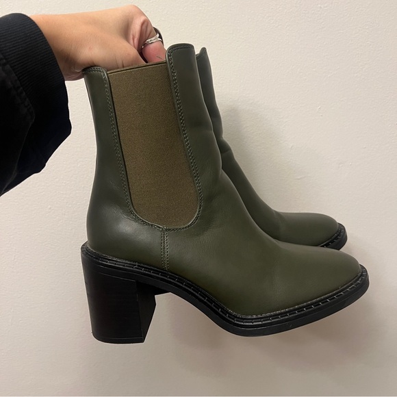 Olive Green Matisse Booties - Picture 1 of 7
